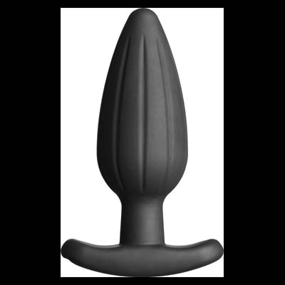 ElectraStim Silicone Noir Rocker Butt Plug - L